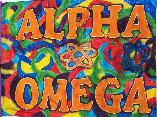 Alpha & Omega Prophetic Flag