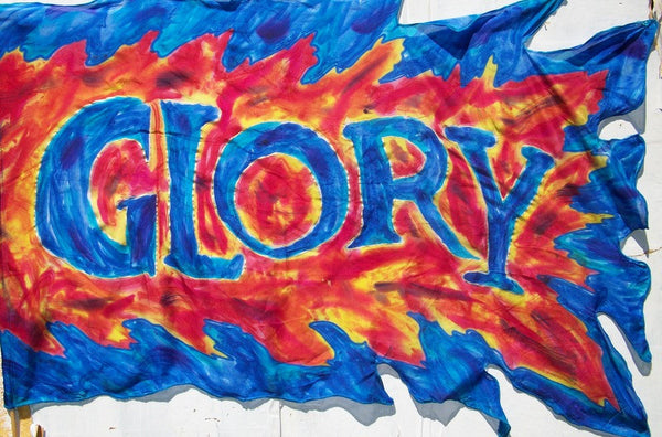Glory Word on  Blue Glory Fire