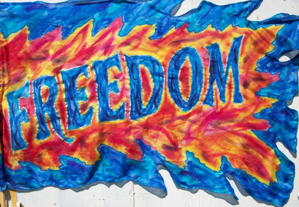 Freedom on Blue Glory Fire