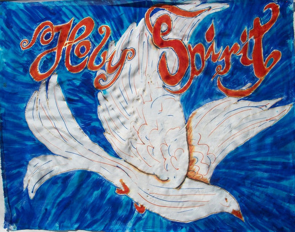 Holy Spirit Dove with Script letters