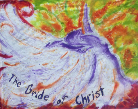 The Bride of Christ Prophetic Worship Flag