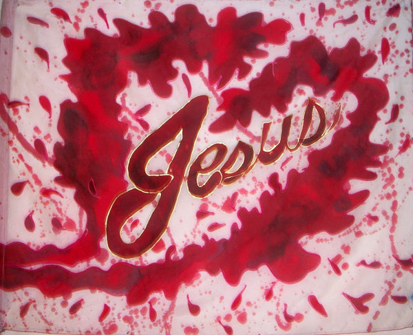 Jesus Blood Prophetic Flag