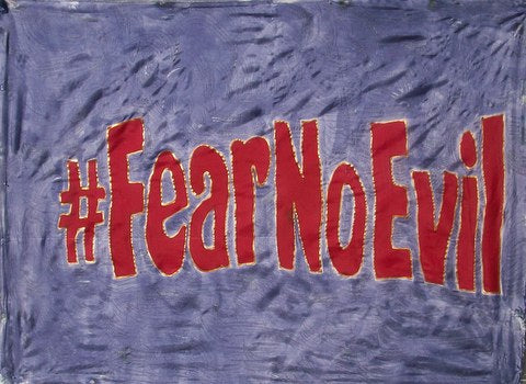 #FearNoEvil Prophetic Worship Flag