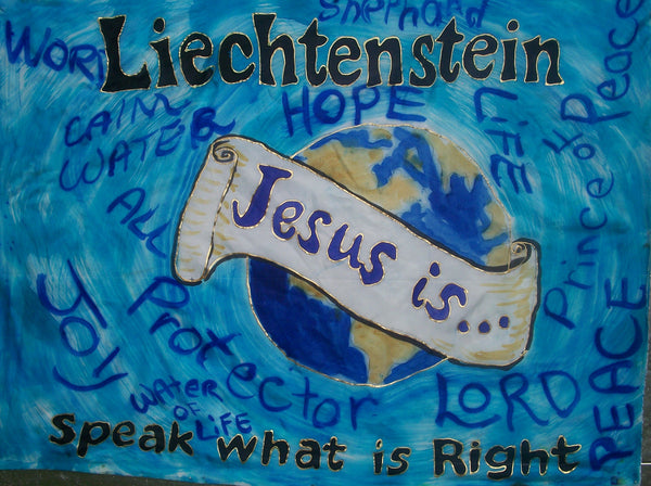 LIECHTENSTEIN Prophetic Flag