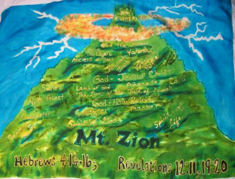 Mt Zion Prophetic Worship Flag