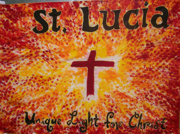 SAINT LUCIA Prophetic Flag